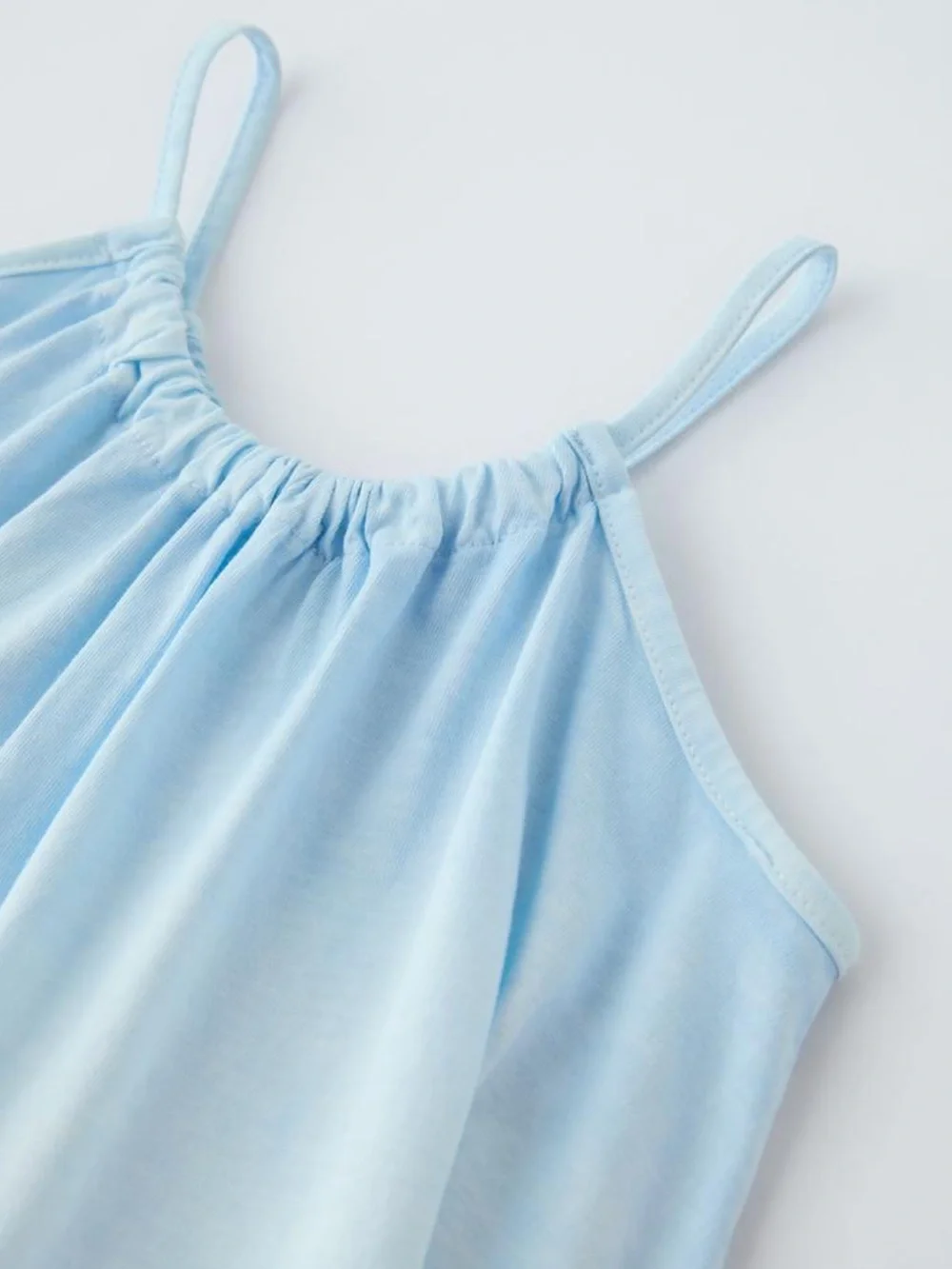 New ZARA Ombre Tie-Dye Spaghetti Strap Dress